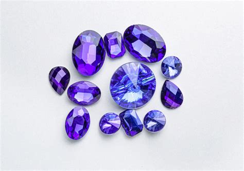 Violet gemstone amulet